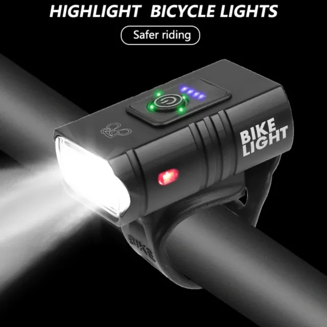 T6 LED Luce Bicicletta 10W 800LM Ricaricabile USB Potenza Display MTB Strada