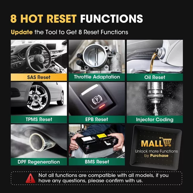 LAUNCH X431 CRP129X OBD2 Scanner Engine ABS SRS AT TPMS SAS EPB Diagnostic Tool 3