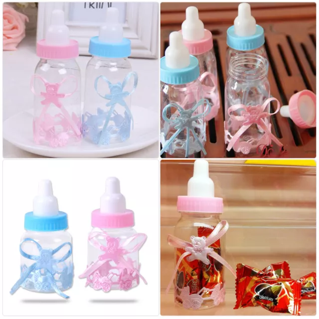 12x Candy Gift Box Baby Shower Bottle Baptism Christening Party Favours rt