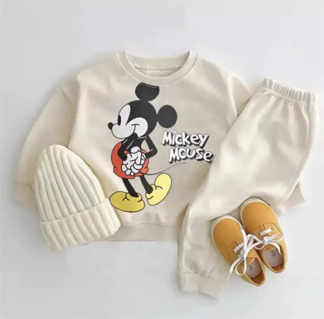 Disney Baby Mickey Mouse Girl Boy Size 000 Tracksuit Jumper Pants Set