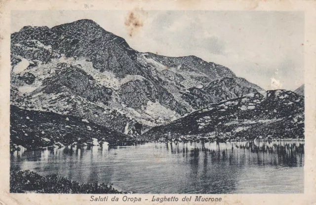 Biella - Saluti da Oropa - Laghetto del Mucrone - fp vg