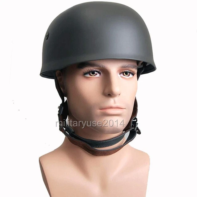 Casque De Sécurité Allemand M35 Acier Seconde Guerre Mondiale - Reproduction Historique Pour Collection Et Protection