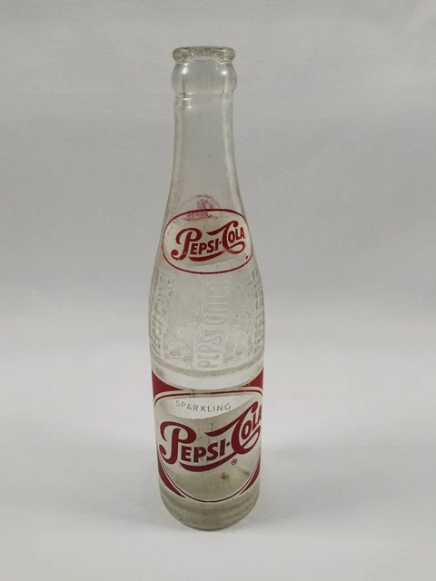 Vintage Pepsi-Cola 9.75" Tall Bottle Rocky Mount. NC 10 oz
