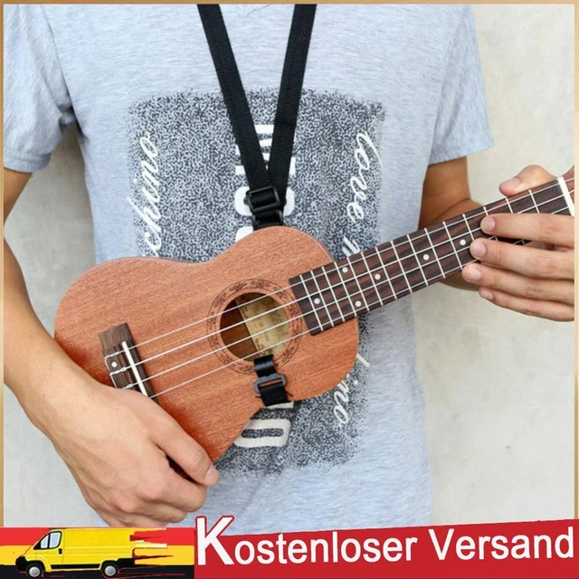 Verstellbare Nylon Neck Strap Sling mit Haken für Ukulele Gitarre Mandoline