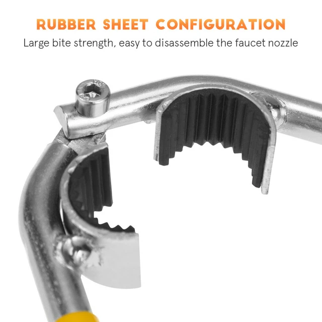 Chiave Per Rimuovere Aeratore Rubinetto Universale - Strumento Antiscivolo 99mm Per Pulizia E Sostituzione