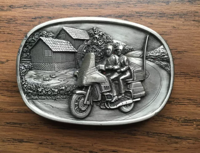 1984 Bergamot Brass Works - MOTORCYCLE BIKERS Belt Buckle N 149 - Man & Women