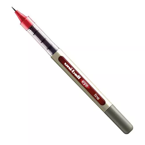 Uni-Ball EYE - UB-157 Rollerball Pens - 0.7mm Nib - Red Wine - Pack of 6 2