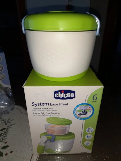 CHICCO EASY MEAL Thermos Portapappa System 6m + 4 Contenitori Varie misure  EUR 20,00 - PicClick IT