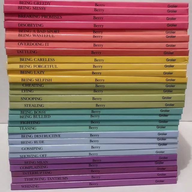 Lot of 29  HELP ME BE GOOD Books Complete Series by Joy Berry Grolier Hardcover