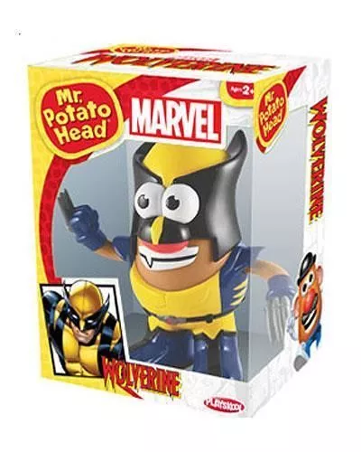 Marvel Wolverine Mr Potato Head Neu Tolles Geschenk 2 + Playskool