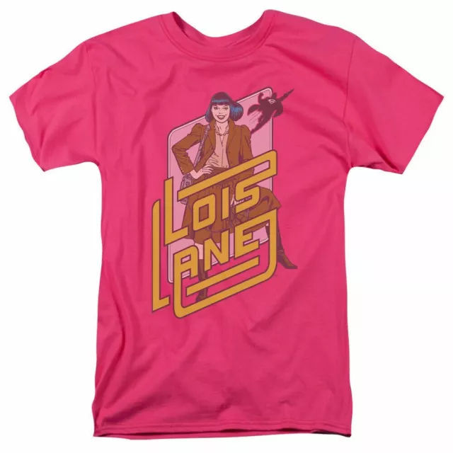 SUPERMAN LOIS LANE T Shirt Mens Licensed DC Comics Tee Hot Pink $16.24 ...