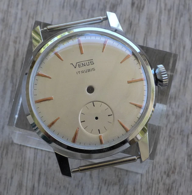 VINTAGE NEW OLD STOCK CASE DIAL & MOVEMENT RING FOR CALIBER AS 1130 35.2MM (U02