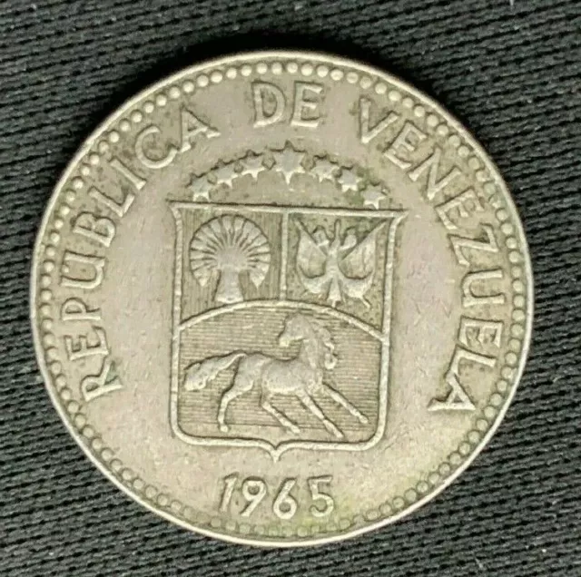 1965 Venezuela 5 Centimos Coin       #K125
