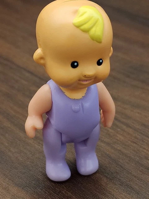 Fisher Price Loving Family My First DOLLHOUSE Purple BABY DOLL 3" FIGURE