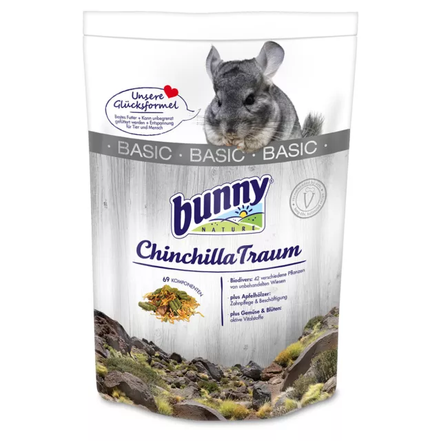 Bunny Nature Sogno di Cincillà Basic 600 G, Nuovo