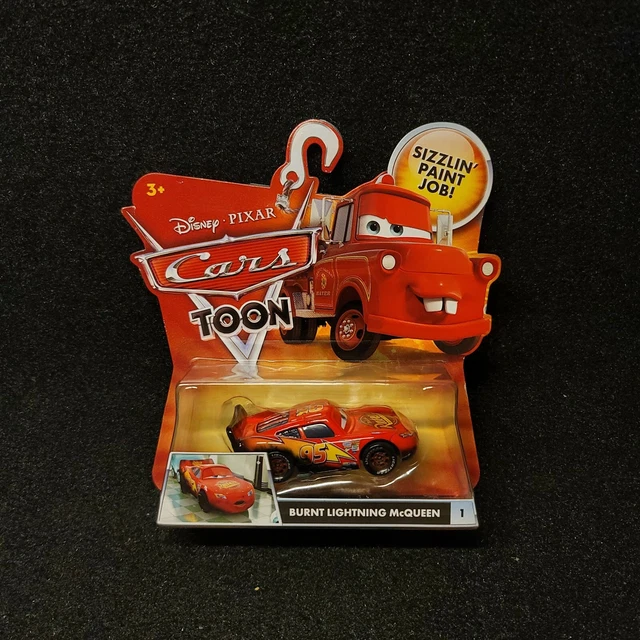 DISNEY PIXAR CARS Toon #1 Burnt Lightning Mcqueen - from Rescue Squad ...