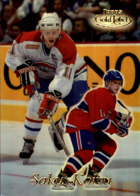 1999-00 Topps Class 1 GOLD LABEL #7 Saku Koivu MONTREAL CANADIENS