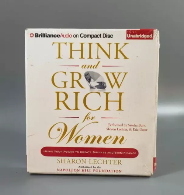 Think and Grow Rich for Women by Sharon Lechter (CD) NEW + SEALED