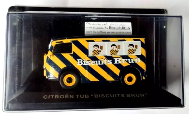 Citroen Tub 1/43 Biscuits Brun Ixo Altaya