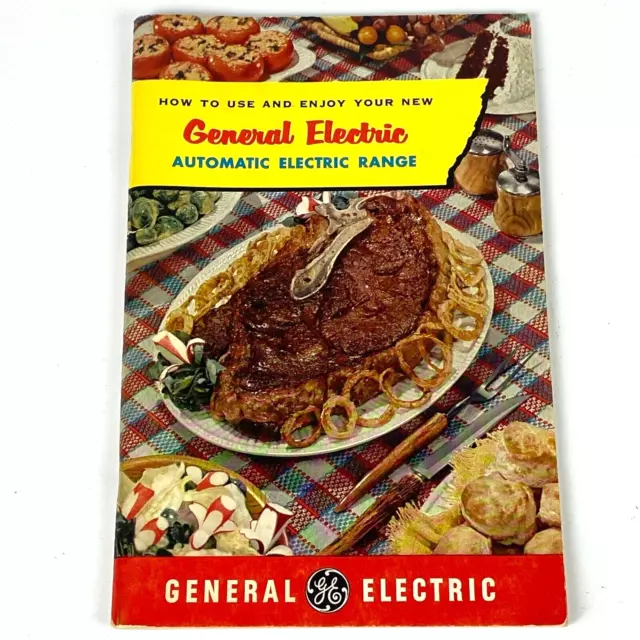 Vintage General Electric Book How To Use Your Automatic Electric Range Vintage