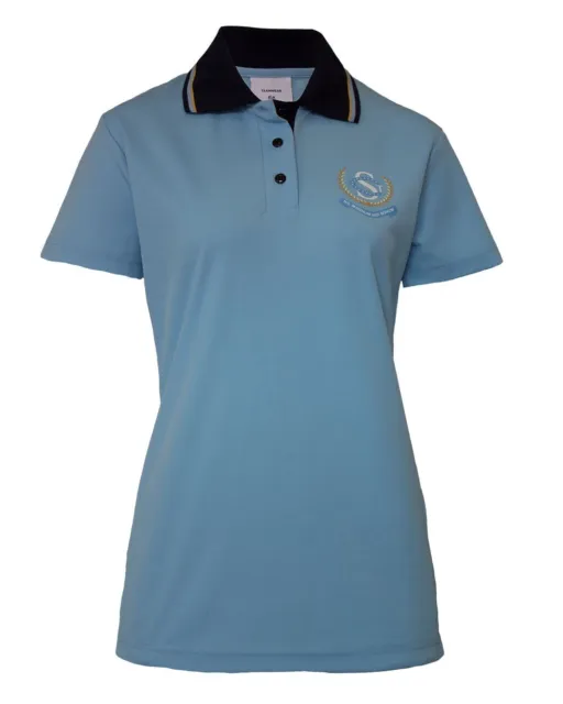St Catherine's School polo shirt - Size 8 NEW