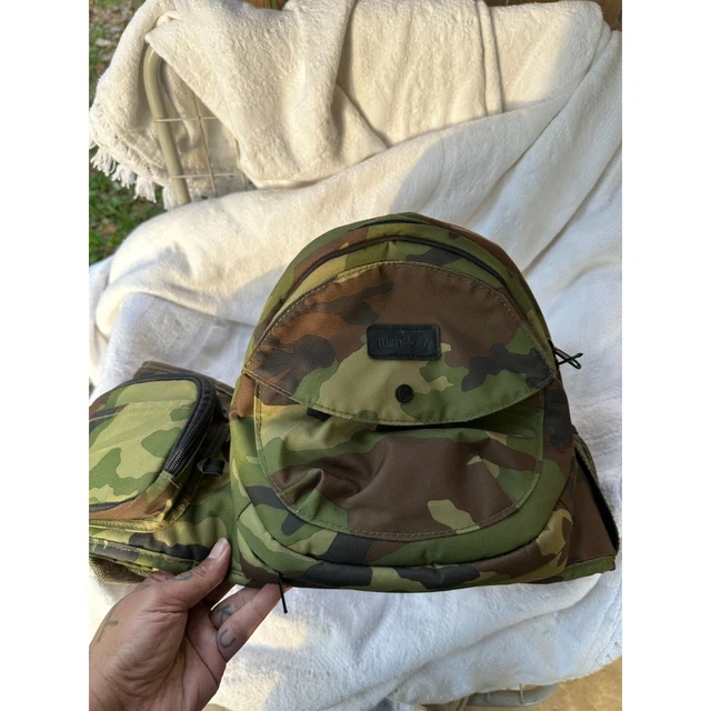 TUSHBABY CAMOUFLAGE Belted Hip Seat BABY CARRIER  Waist Bag Pack Pouch