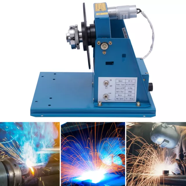 Turntable Table DC24V Rotary Welding Positioner Turntable Table High Positioning