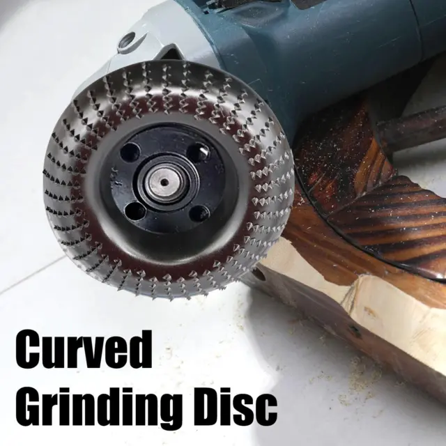 4"Carving Shaping Carbide Wood Sanding Disc AngleGrinder Holzschleifen Schnitzen