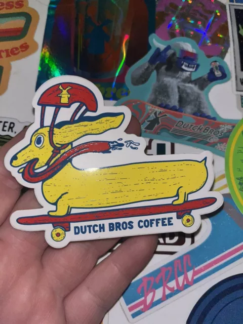  52Pcs Dutch Bros Stickers Pack, Aesthetic Vinyl