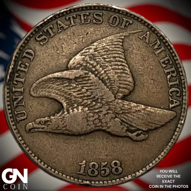 1858 Flying Eagle Cent  Q3645