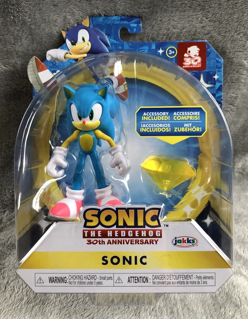 SONIC THE HEDGEHOG 30th Anniversary Jakks Pacific Classic Action Figure ...