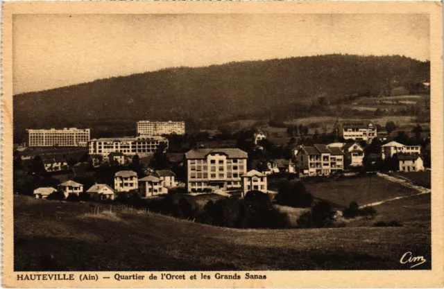 CPA Hauteville Quartier de l'Orcelet et les Grands Sanas (1343920)