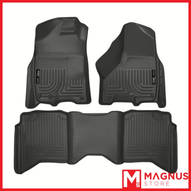 2002-2008 Husky Liners Weatherbeater Floor Mats Mats Dodge Ram Quad Cab