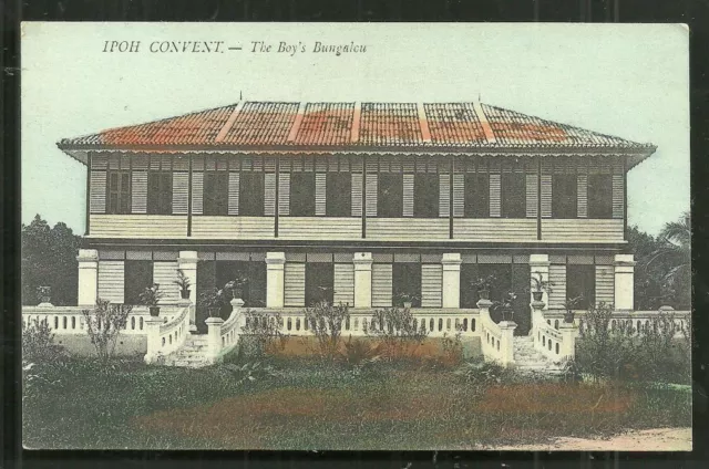 Ipoh Convent Boys Bungalow Perak Malaya Malaysia ca 1910