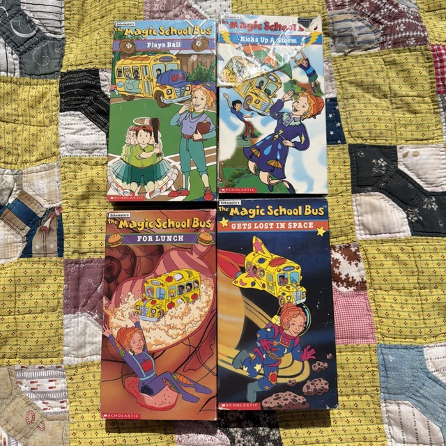 SCHOLASTIC THE MAGIC School Bus VHS Lot of 4 Educational Kids ...