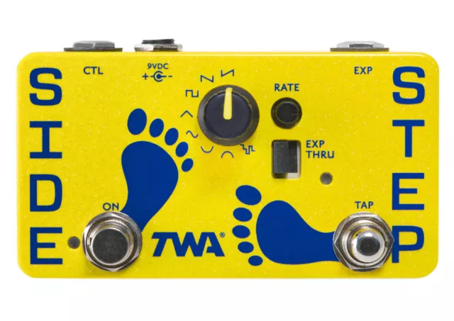 TWA SS-01 Side Step Expression Pedal Controler with Tap-Tempo LFO waveforms