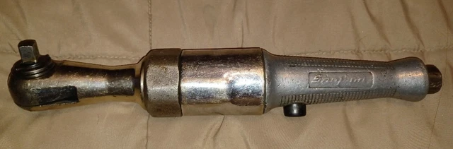 Snap On Tools Usa Far72B 3/8" Heavy Duty Reversible Air Pneumatic Ratchet Works 2