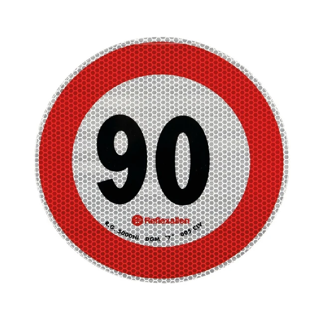 Lampa Contrassegno limite velocità - 90 Km/h