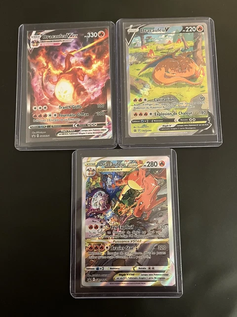Lot de 3 cartes pokemon reversés pokeball ev 8.5 prismatiques - Collection