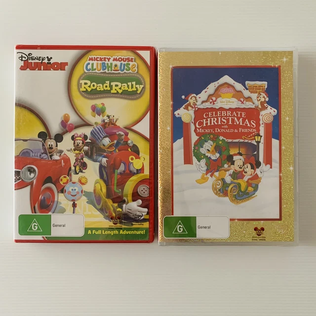 X NEW Mickey Mouse Clubhouse DVDs Christmas, Road Rally
