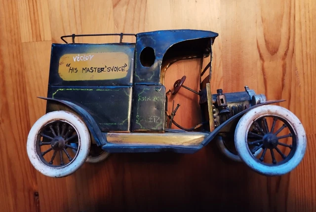 Hmv Collectable Large Tin Van