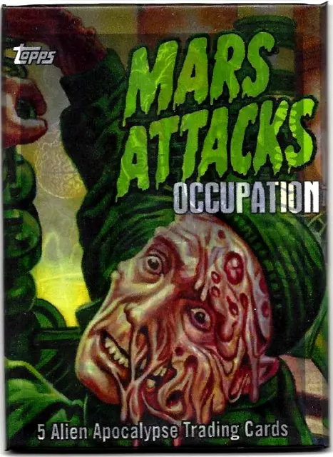 MARS ATTACKS OCCUPATION LUCKY HIT HOT PACK TOPPS very rare*** RETRO WAX