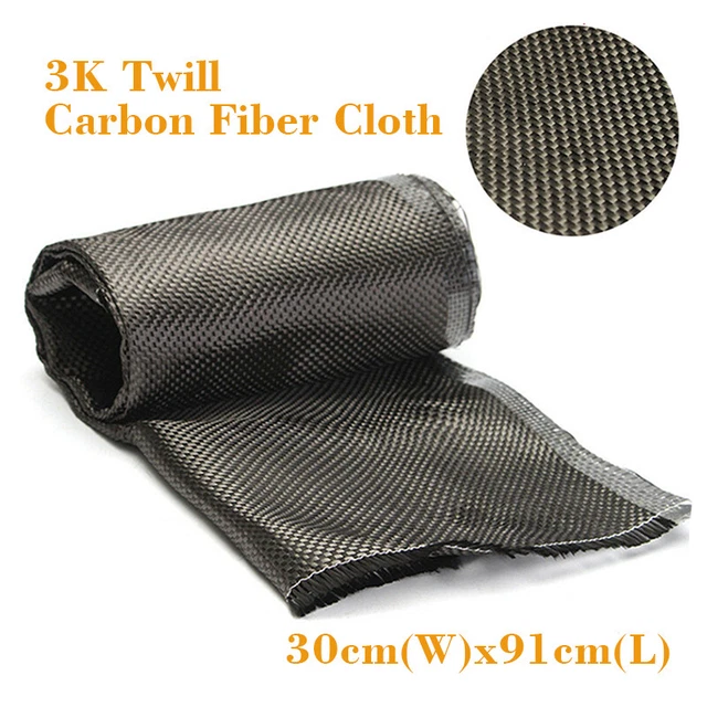 36''x12 "3k fils 2 / 2 fort tissu d'armure sergé et fibres de tissu