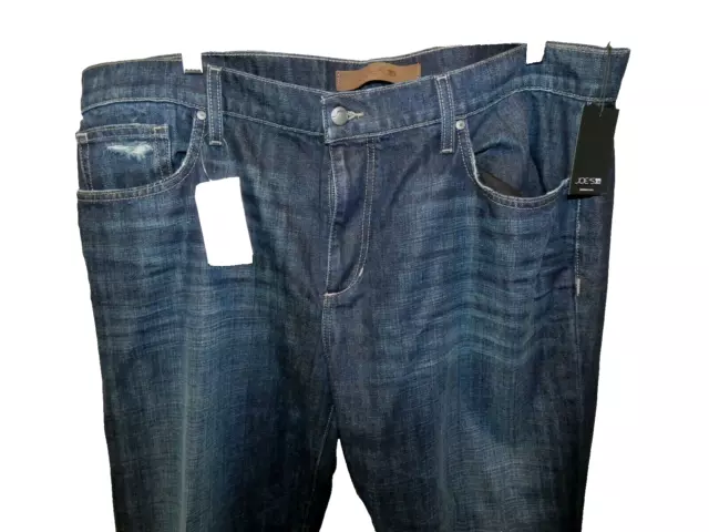 Mens Joe's Jeans Dark Blue Classic Straight Leg Denim Zipper Fly Jeans SZ 40 NWT