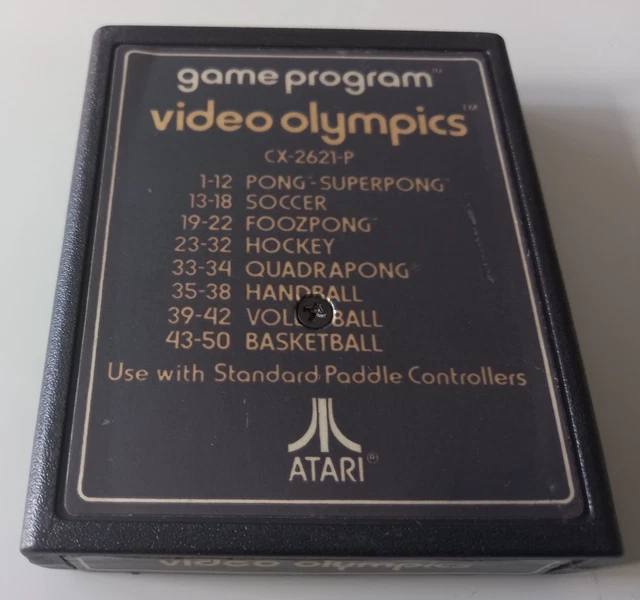 Jeu Atari 2600 Space Invaders Version PAL Loose - état Correct - Référence 8855S
