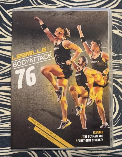 スポーツ・フィットネス LES MILLS BODYATTACK 73 DVD LES MILLS BODY Attack 76 - CD / DVD / Choreography Notes £16.95