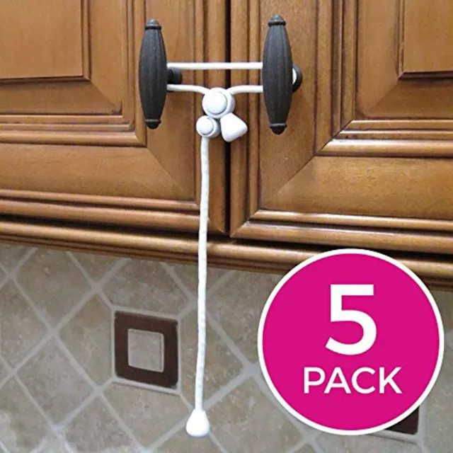 Cabinets Latches Strap Kitchen Buckle Locks Easy to Use Safety Cabinet Lock