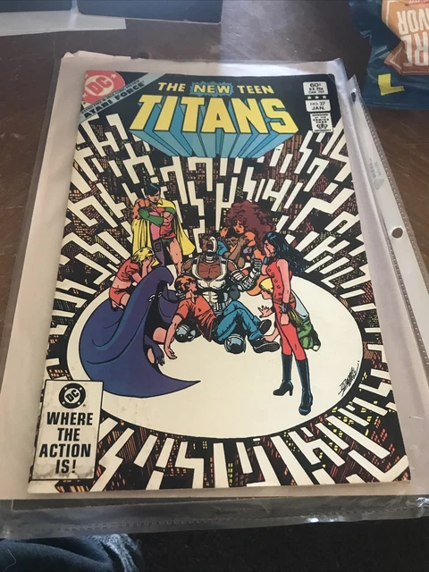 The New Teen Titans Atari Force Issue 27 January 1983 DC Comics Shows Some Wear