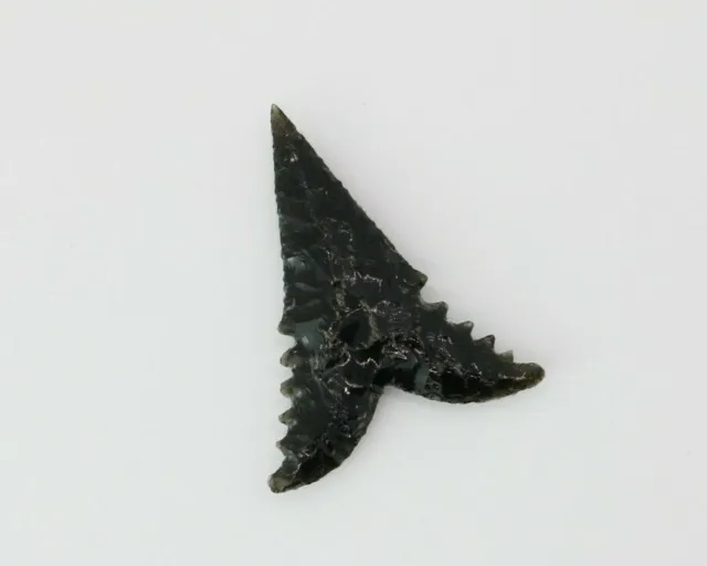 TED ORCUTT NORTHWEST COAST OBSIDIAN FLINT EXOTIC POINT - RARE - CIRCA 1900's
