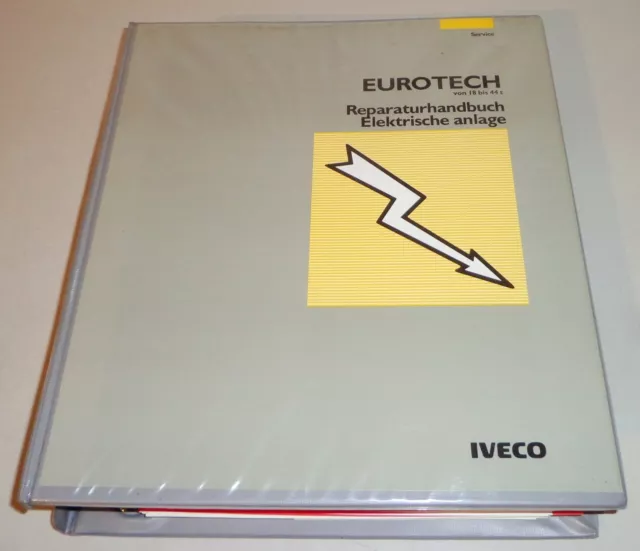 Manuale Officina di Riparazione Elettrico Impianto Iveco Eurotech Stand '93